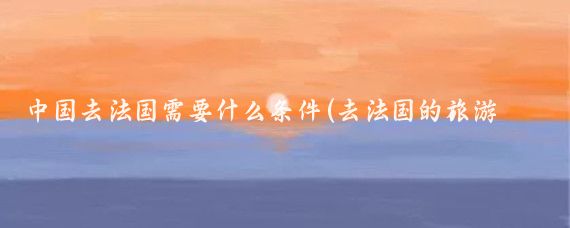 中国去法国需要什么条件(去法国的旅游条件)
