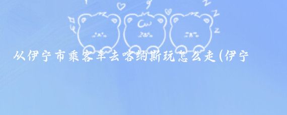 从伊宁市乘客车去喀纳斯玩怎么走(伊宁到喀纳斯旅游)